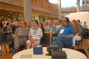 Audience attending the award presentation